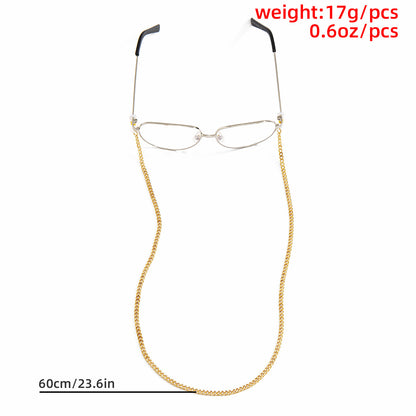 Elegant Metal Eyeglass Chain Lanyard